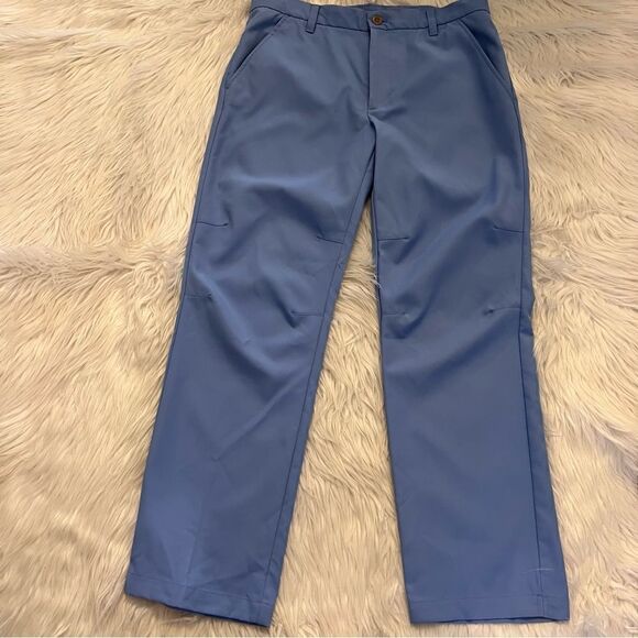 Izod Golf Pants Mens Light Blue Slim Fit Size 34x32 Athleisure - Picture 1 of 8